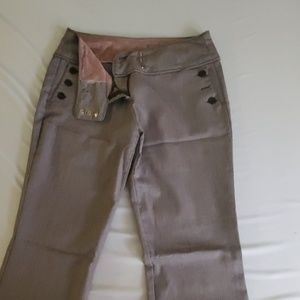 Gray Juniors Dress Pants
